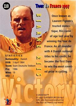 1997 Eurostar Tour de France #110 Bjarne Riis Back